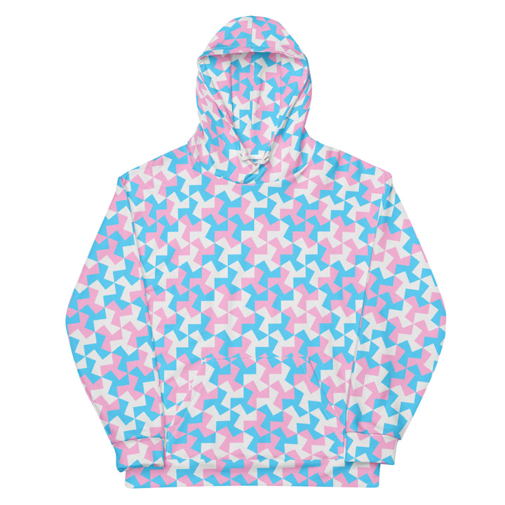 Trans Pride Pattern X Hoodie Hoodies AOP The Rainbow Stores