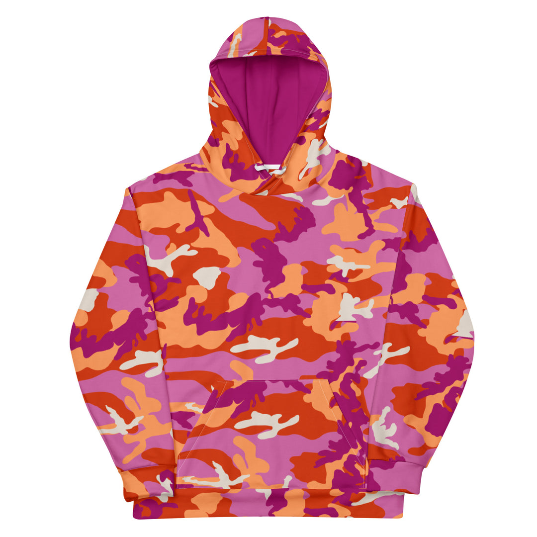 Lesbian Camo Hoodie Hoodies AOP The Rainbow Stores