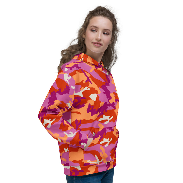 Lesbian Camo Hoodie Hoodies AOP The Rainbow Stores