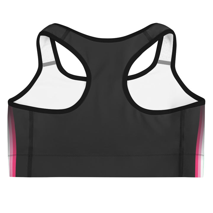 Abrosexual Pride Flag Side Fade Sports Bra Sports Bras The Rainbow Stores