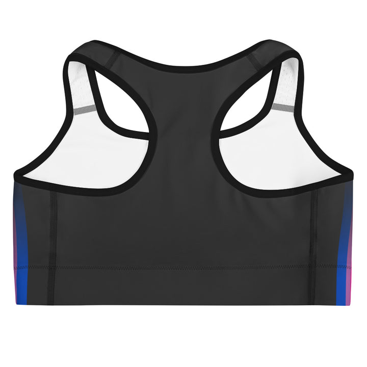 Bisexual Pride Flag Side Fade Sports Bra Sports Bras The Rainbow Stores