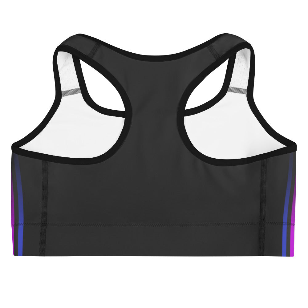 Gender Fluid Pride Flag Side Fade Sports Bra Sports Bras The Rainbow Stores