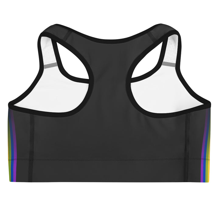 Rainbow Pride Flag Side Fade Sports Bra Sports Bras The Rainbow Stores