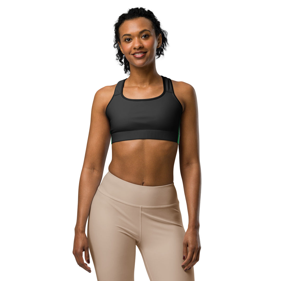 Abrosexual Pride Flag Side Fade Sports Bra Sports Bras The Rainbow Stores