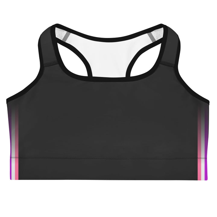 Gender Fluid Pride Flag Side Fade Sports Bra Sports Bras The Rainbow Stores