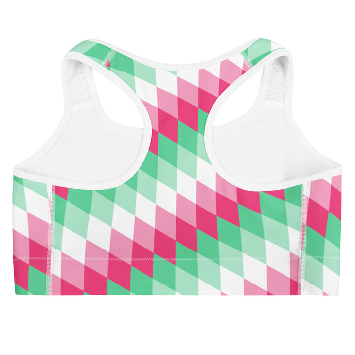 Abrosexual Pride FlagDiamonds Sports Bra Sports Bras The Rainbow Stores