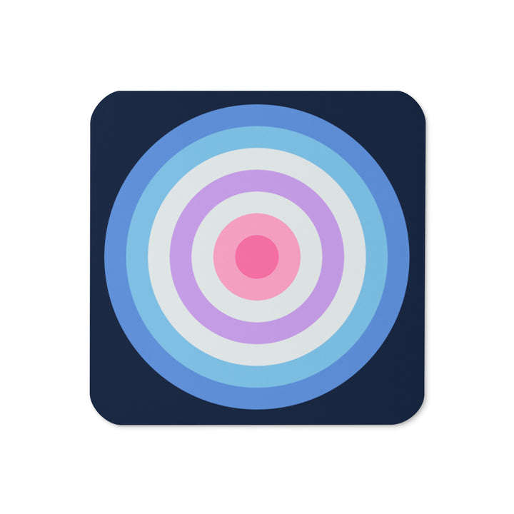 Bigender Pride Flag Roundel Coaster Coaster The Rainbow Stores