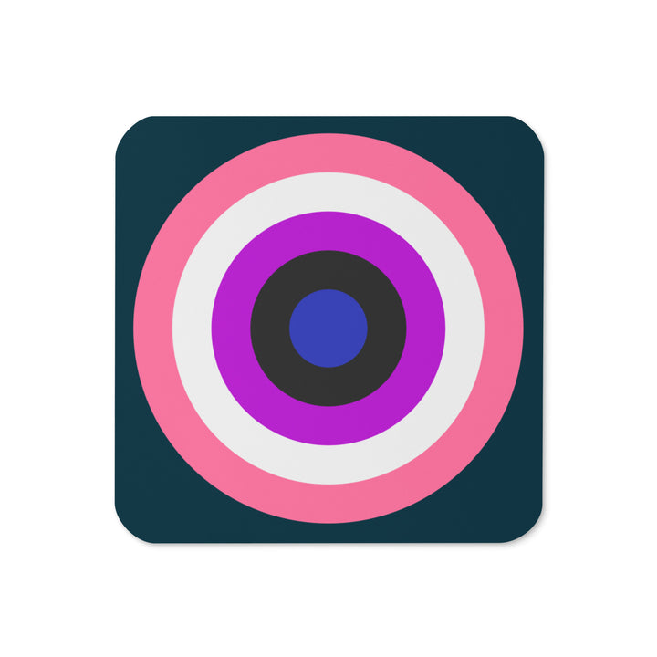 Gender Fluid Pride Flag Roundel Coaster Coaster The Rainbow Stores