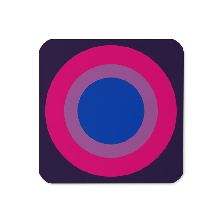 Bisexual Pride Flag Roundel Coaster Coaster The Rainbow Stores