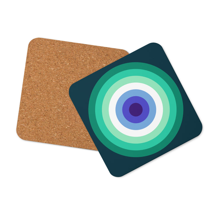 Gay Men's Pride Flag Roundel Coaster Coaster The Rainbow Stores