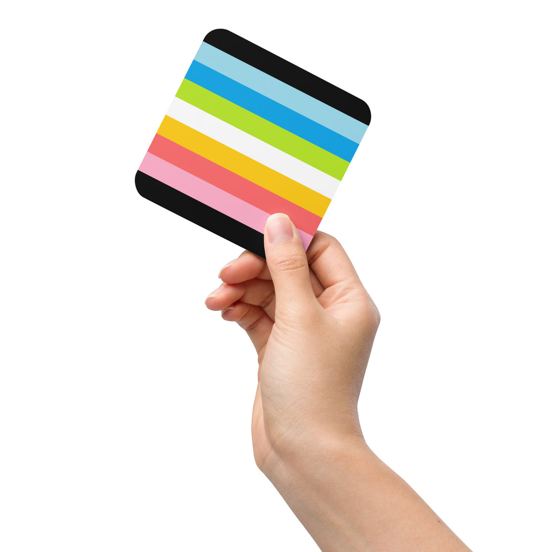 Queer Pride Flag Coaster Coaster The Rainbow Stores