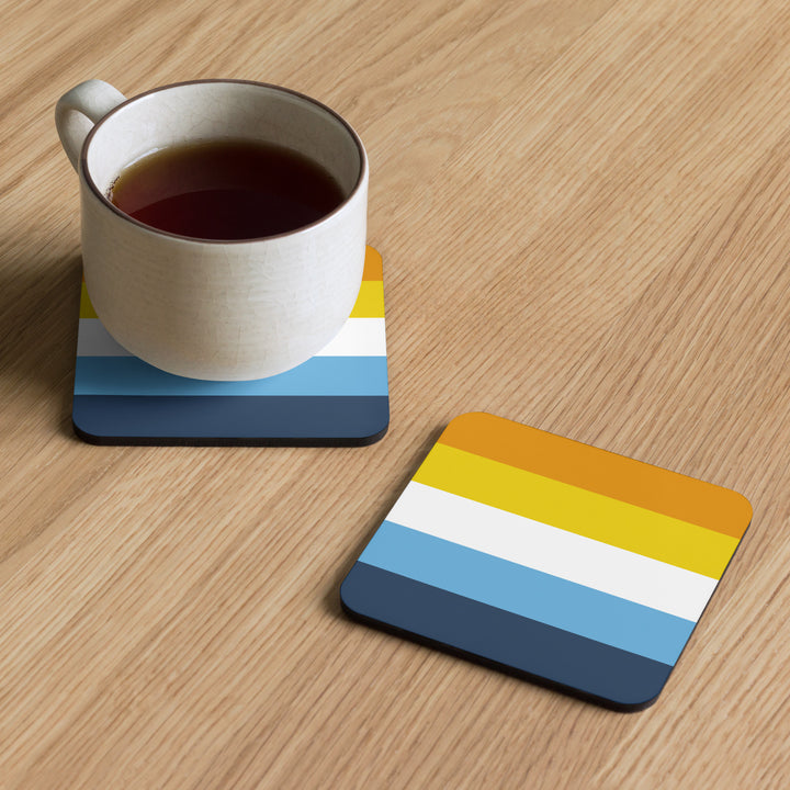 AroAce Pride Flag Coaster Coaster The Rainbow Stores