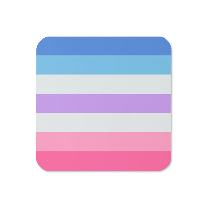 Bigender Pride Flag Coaster Coaster The Rainbow Stores
