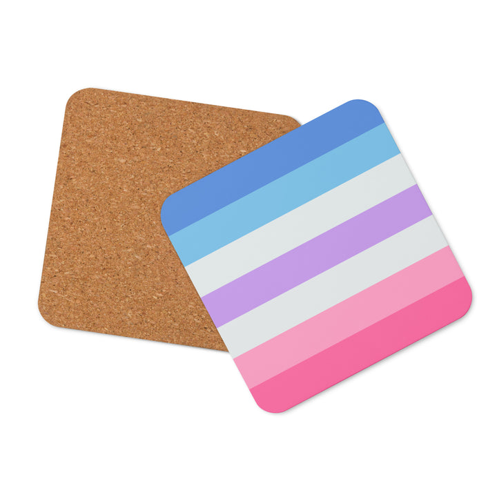 Bigender Pride Flag Coaster Coaster The Rainbow Stores
