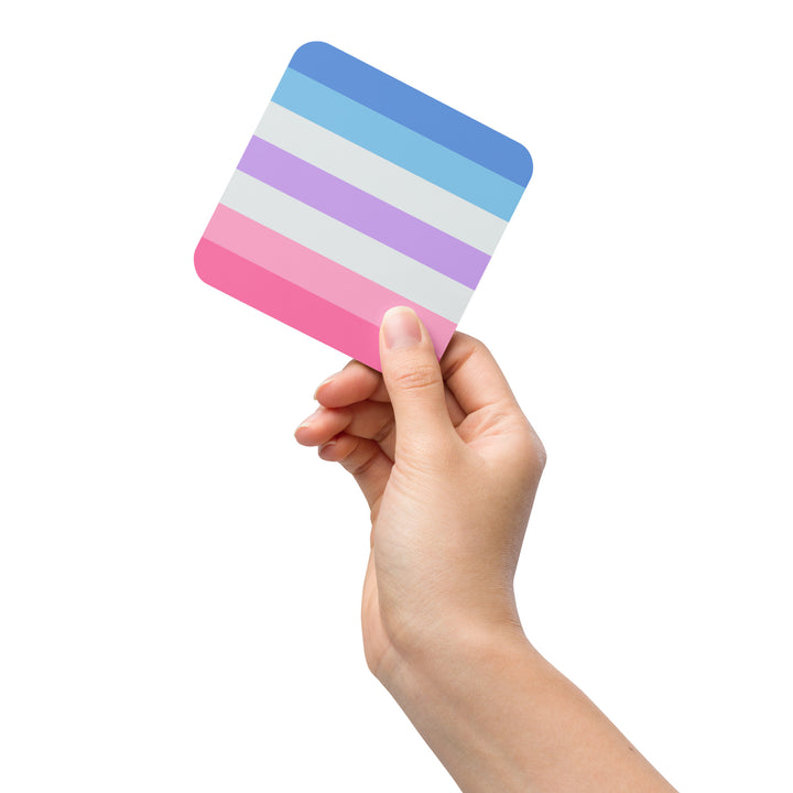 Bigender Pride Flag Coaster Coaster The Rainbow Stores