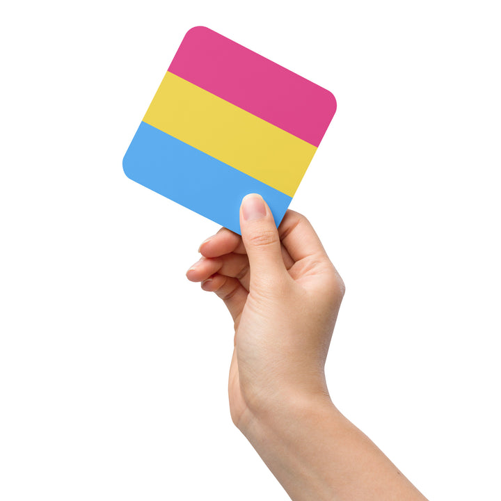 Pansexual Pride Flag Coaster Coaster The Rainbow Stores