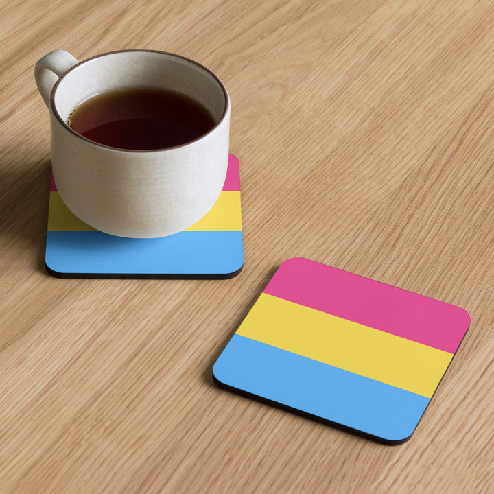 Pansexual Pride Flag Coaster Coaster The Rainbow Stores