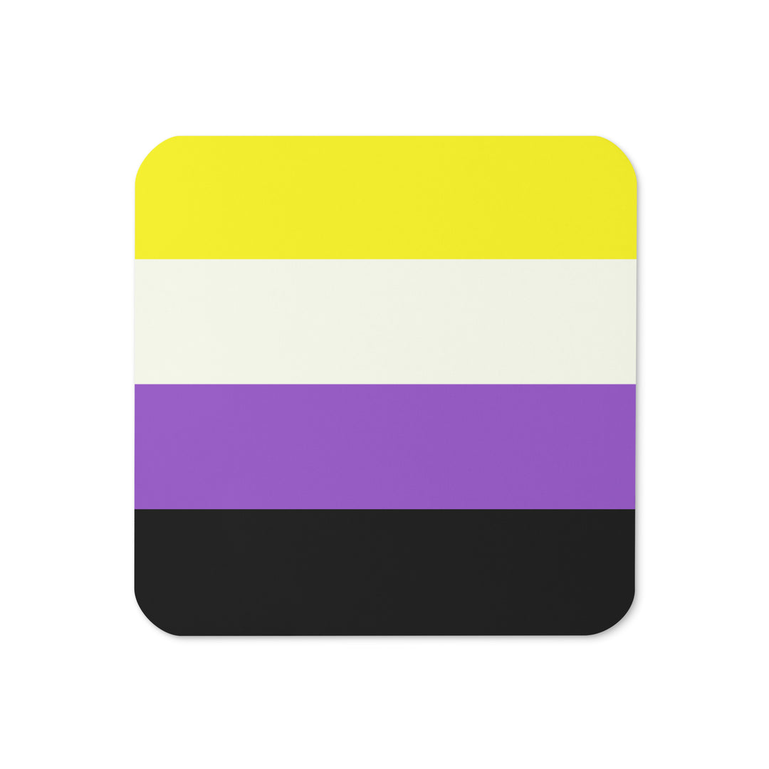 Non Binary Pride Flag Coaster Coaster The Rainbow Stores