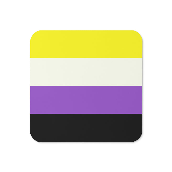 Non Binary Pride Flag Coaster Coaster The Rainbow Stores
