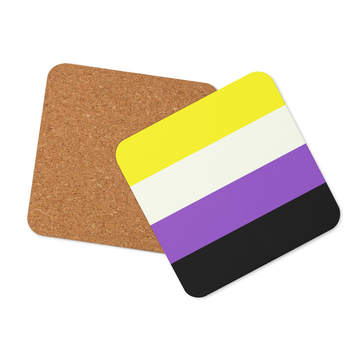 Non Binary Pride Flag Coaster Coaster The Rainbow Stores
