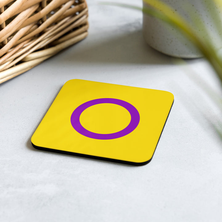 Intersex Pride Flag Coaster Coaster The Rainbow Stores