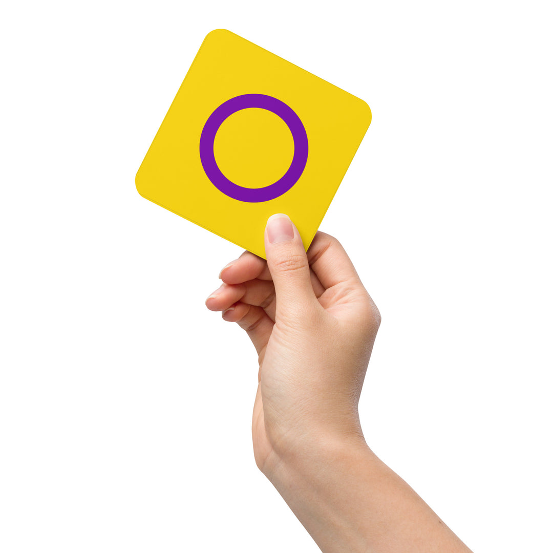 Intersex Pride Flag Coaster Coaster The Rainbow Stores