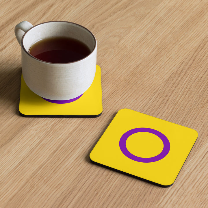 Intersex Pride Flag Coaster Coaster The Rainbow Stores