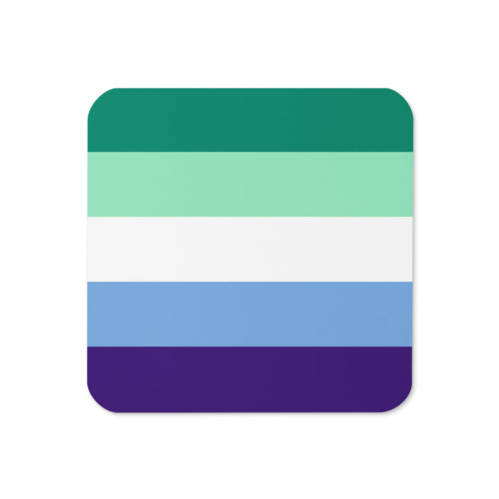 Gay Men's Pride Flag Coaster Coaster The Rainbow Stores