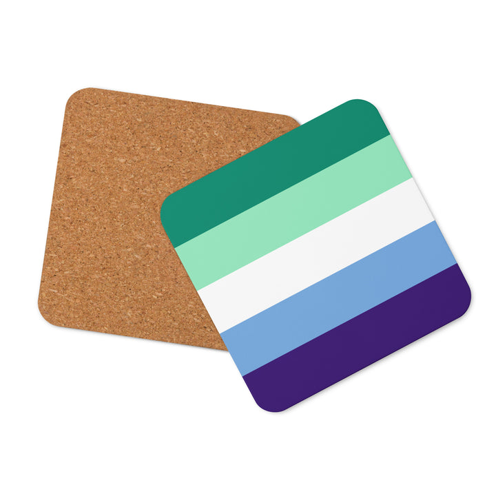 Gay Men's Pride Flag Coaster Coaster The Rainbow Stores