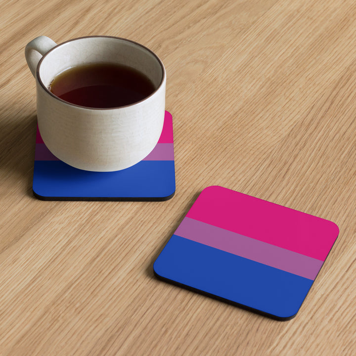 Bisexual Pride Flag Coaster Coaster The Rainbow Stores