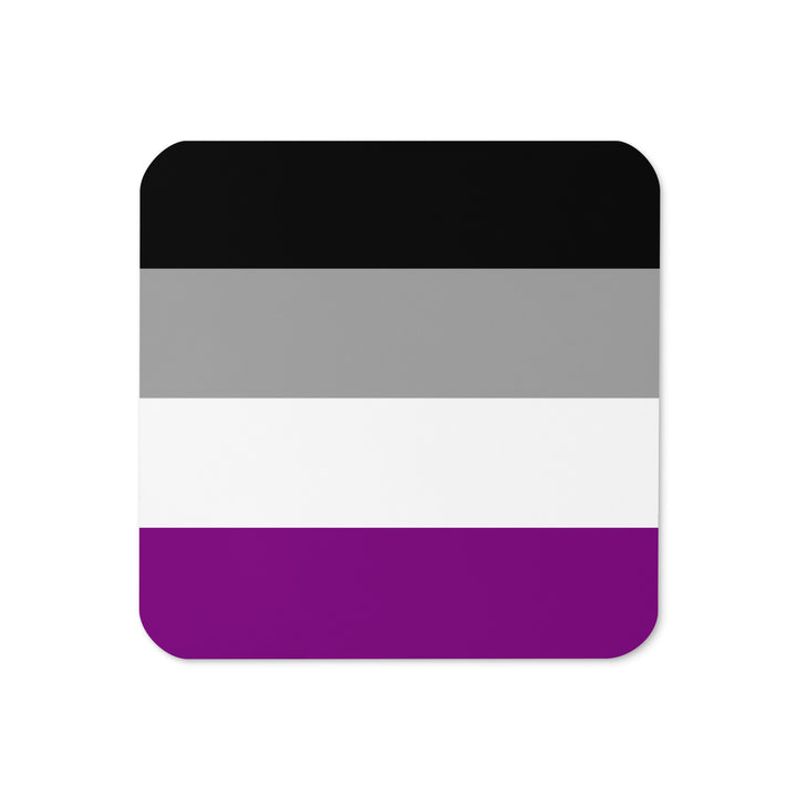 Asexual Pride Flag Coaster Coaster The Rainbow Stores