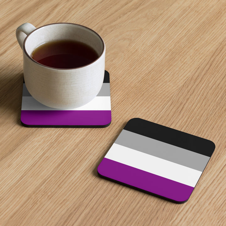 Asexual Pride Flag Coaster Coaster The Rainbow Stores