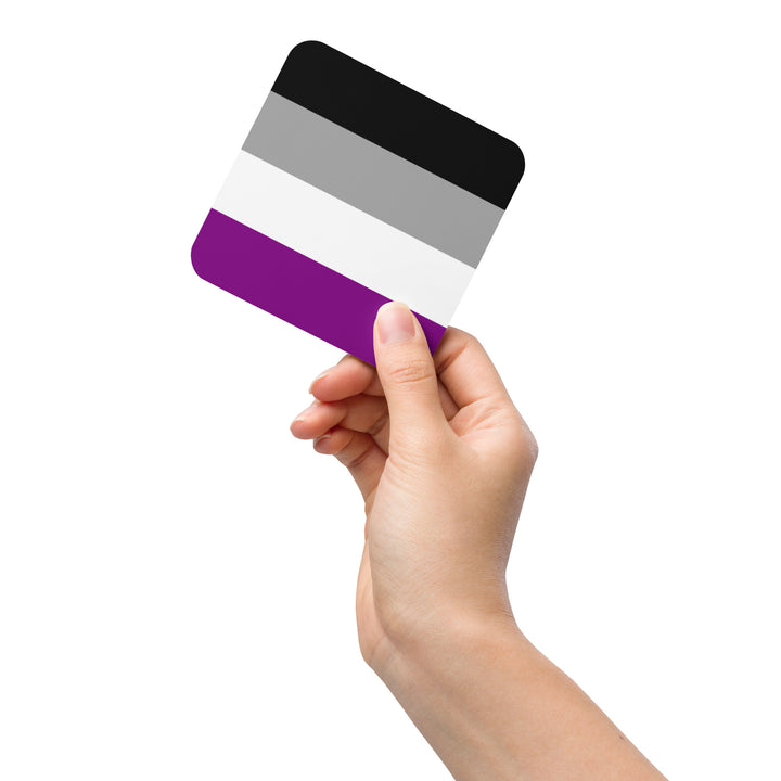Asexual Pride Flag Coaster Coaster The Rainbow Stores