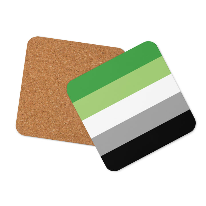 Aromantic Pride Flag Coaster Coaster The Rainbow Stores