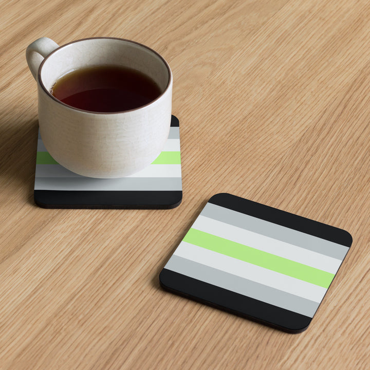 Agender Pride Flag Coaster Coaster The Rainbow Stores