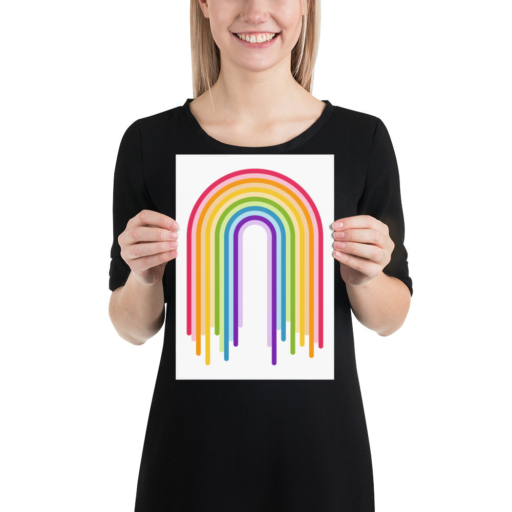 Dripping Rainbow Arch Art Print Art prints The Rainbow Stores