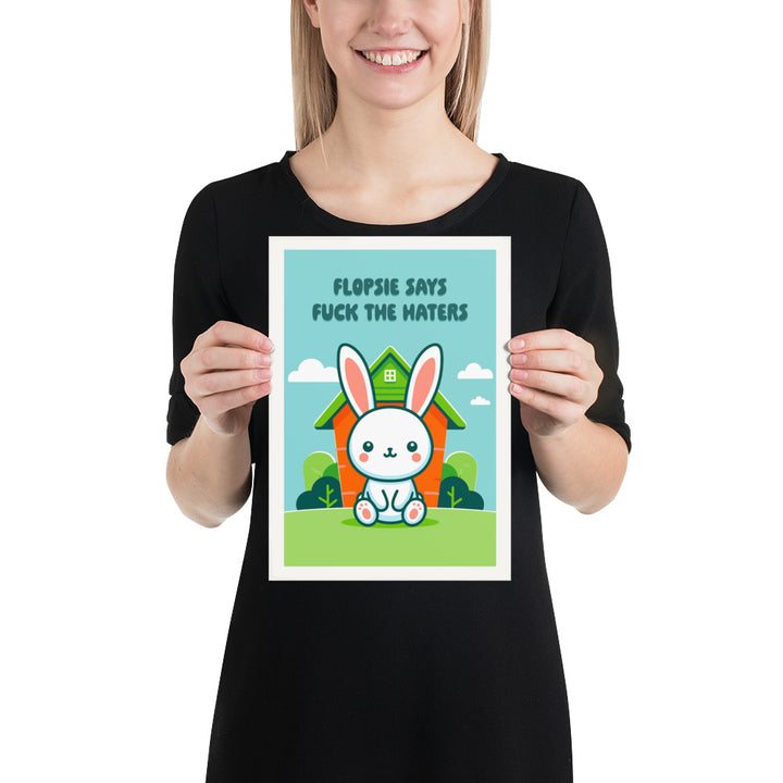Flopsie Says Art Print Art prints The Rainbow Stores