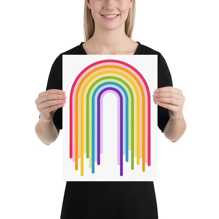 Dripping Rainbow Arch Art Print Art prints The Rainbow Stores