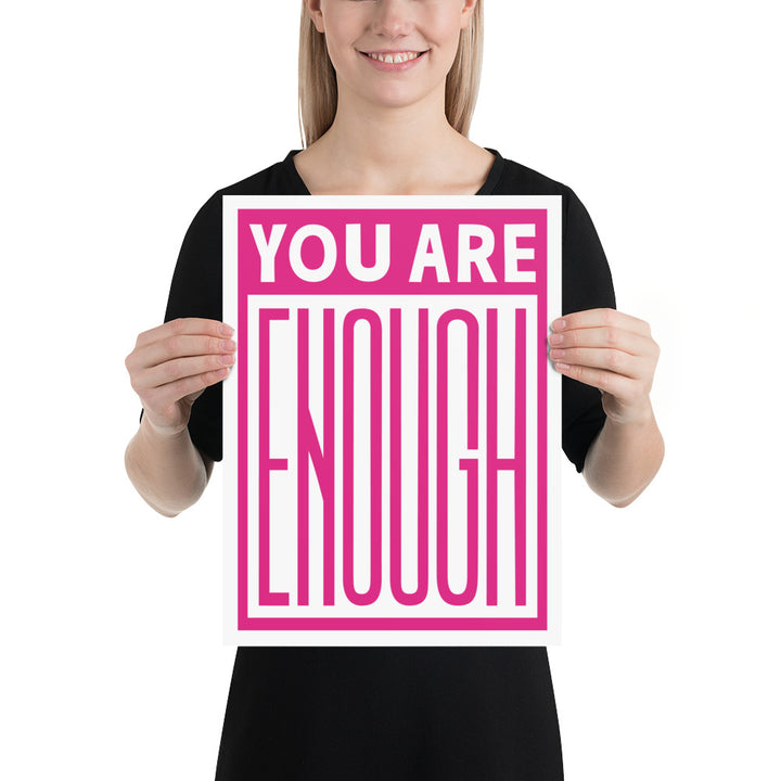 You Are Enough Art Print Art prints The Rainbow Stores