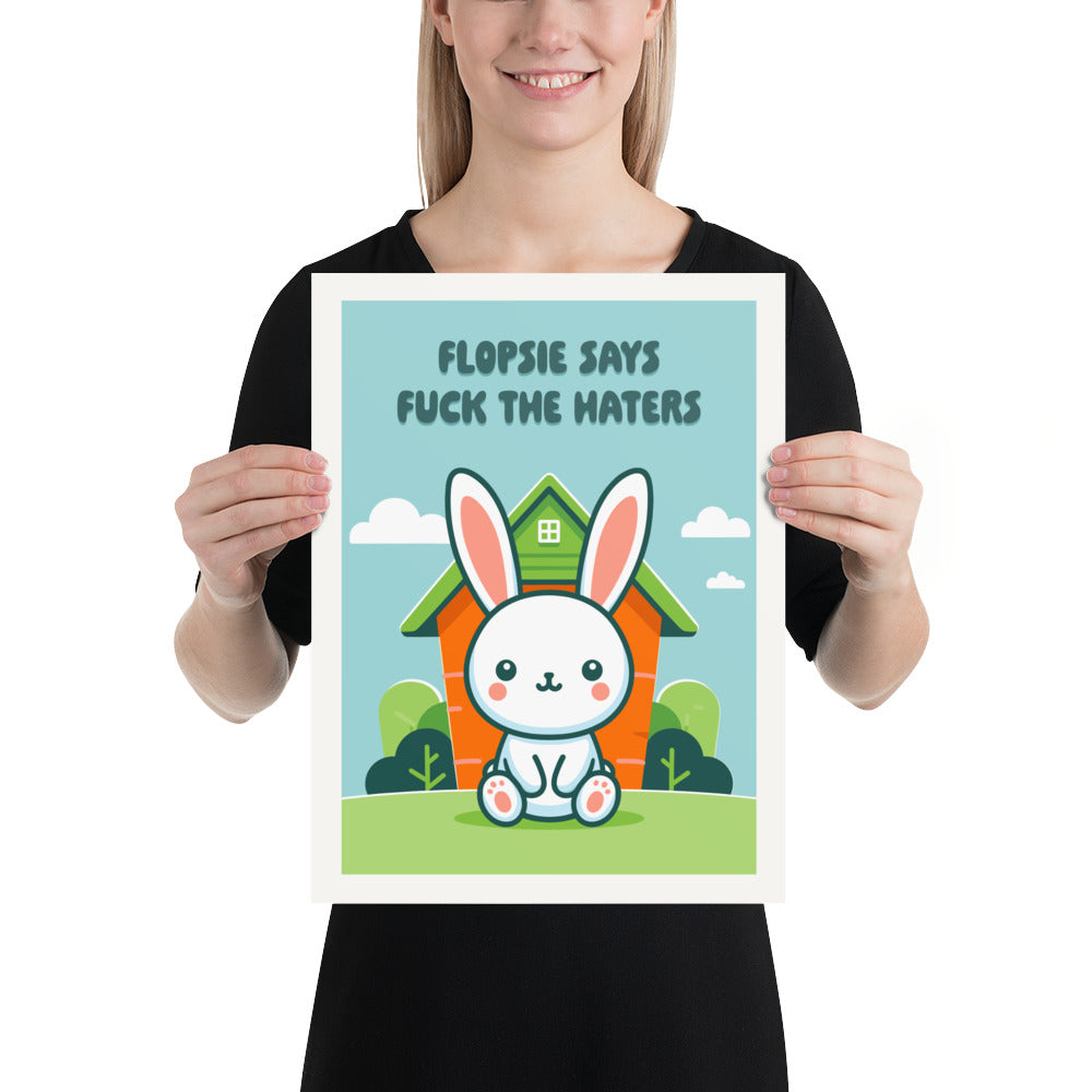 Flopsie Says Art Print Art prints The Rainbow Stores