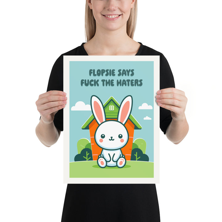 Flopsie Says Art Print Art prints The Rainbow Stores