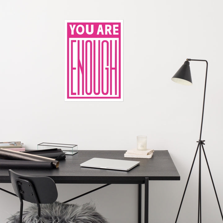 You Are Enough Art Print Art prints The Rainbow Stores