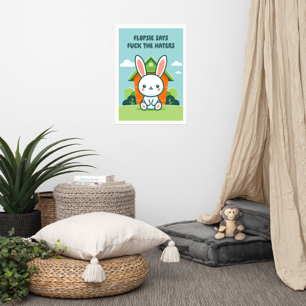 Flopsie Says Art Print Art prints The Rainbow Stores