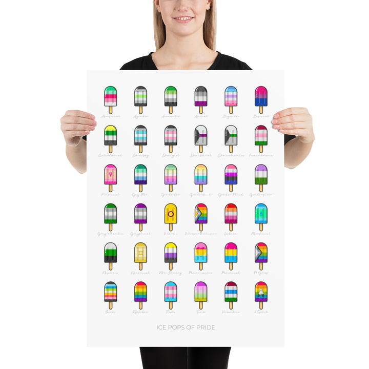 Ice Pops of Pride Art Print Art prints The Rainbow Stores