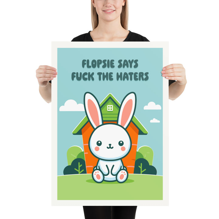 Flopsie Says Art Print Art prints The Rainbow Stores