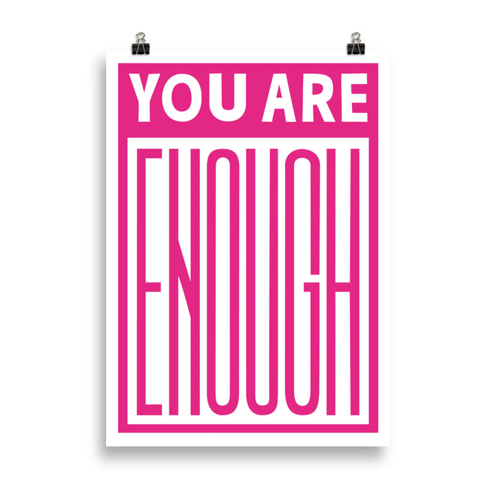You Are Enough Art Print Art prints The Rainbow Stores