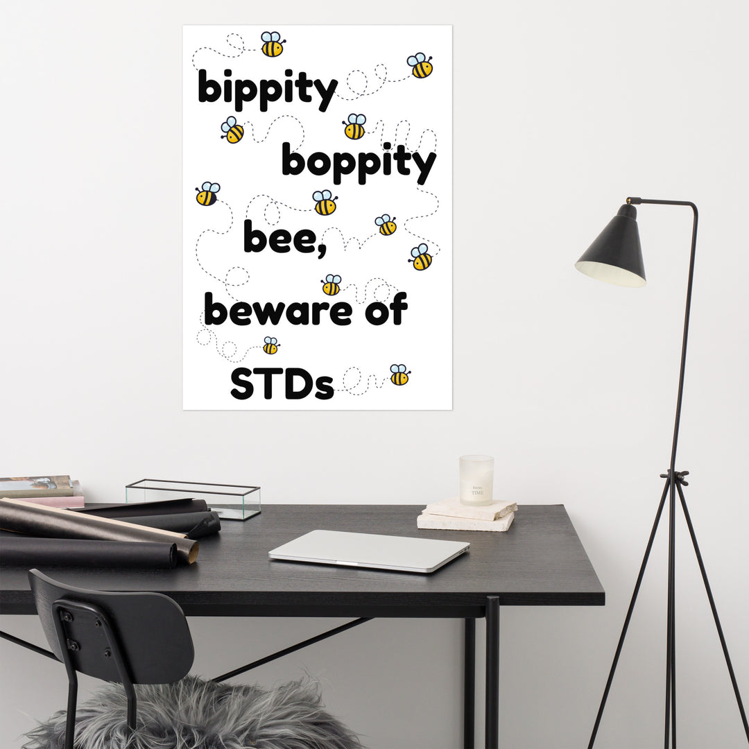 Bippity Boppity Bee Art Print Art prints The Rainbow Stores