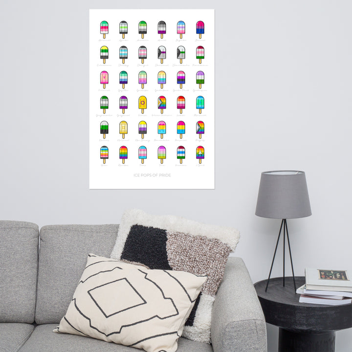 Ice Pops of Pride Art Print Art prints The Rainbow Stores