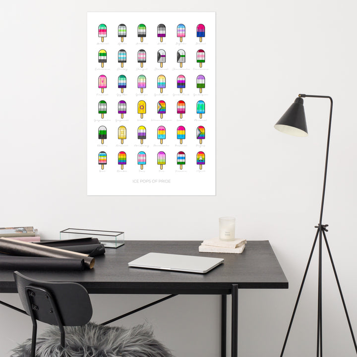 Ice Pops of Pride Art Print Art prints The Rainbow Stores