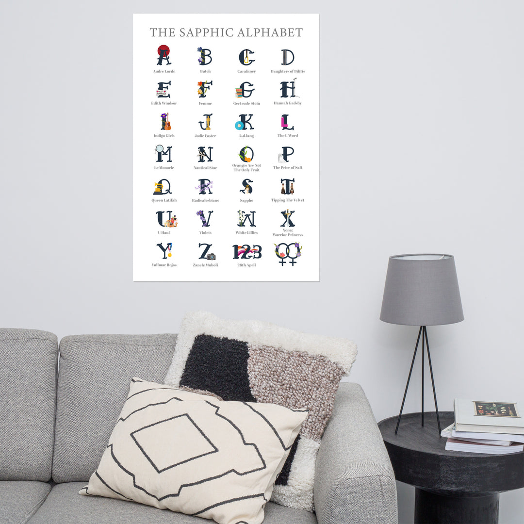 The Sapphic Alphabet Art Print